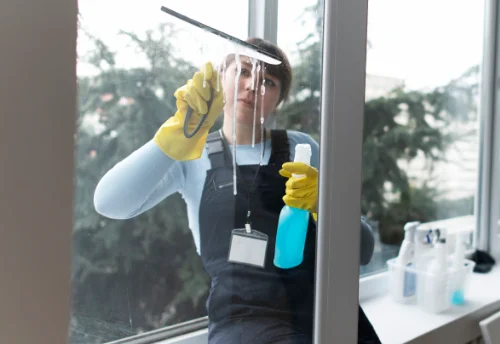 Nettoyage de vitres intérieures et extérieures au Housseau-Brétignolles